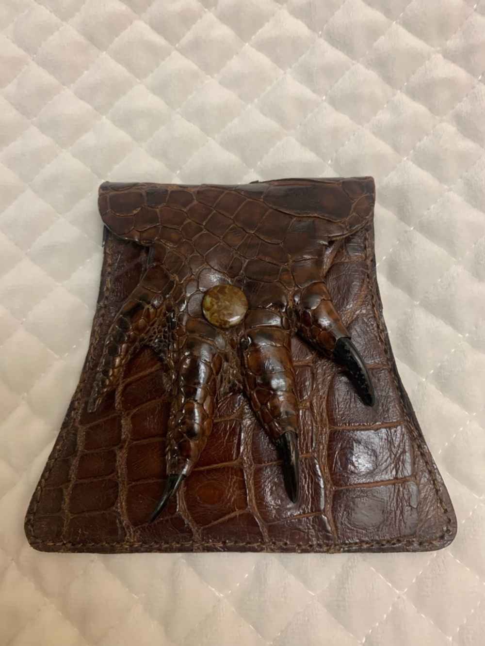 Genuine Alligator Claw Coin Purse 1930’s Antique/Vtg Collectible